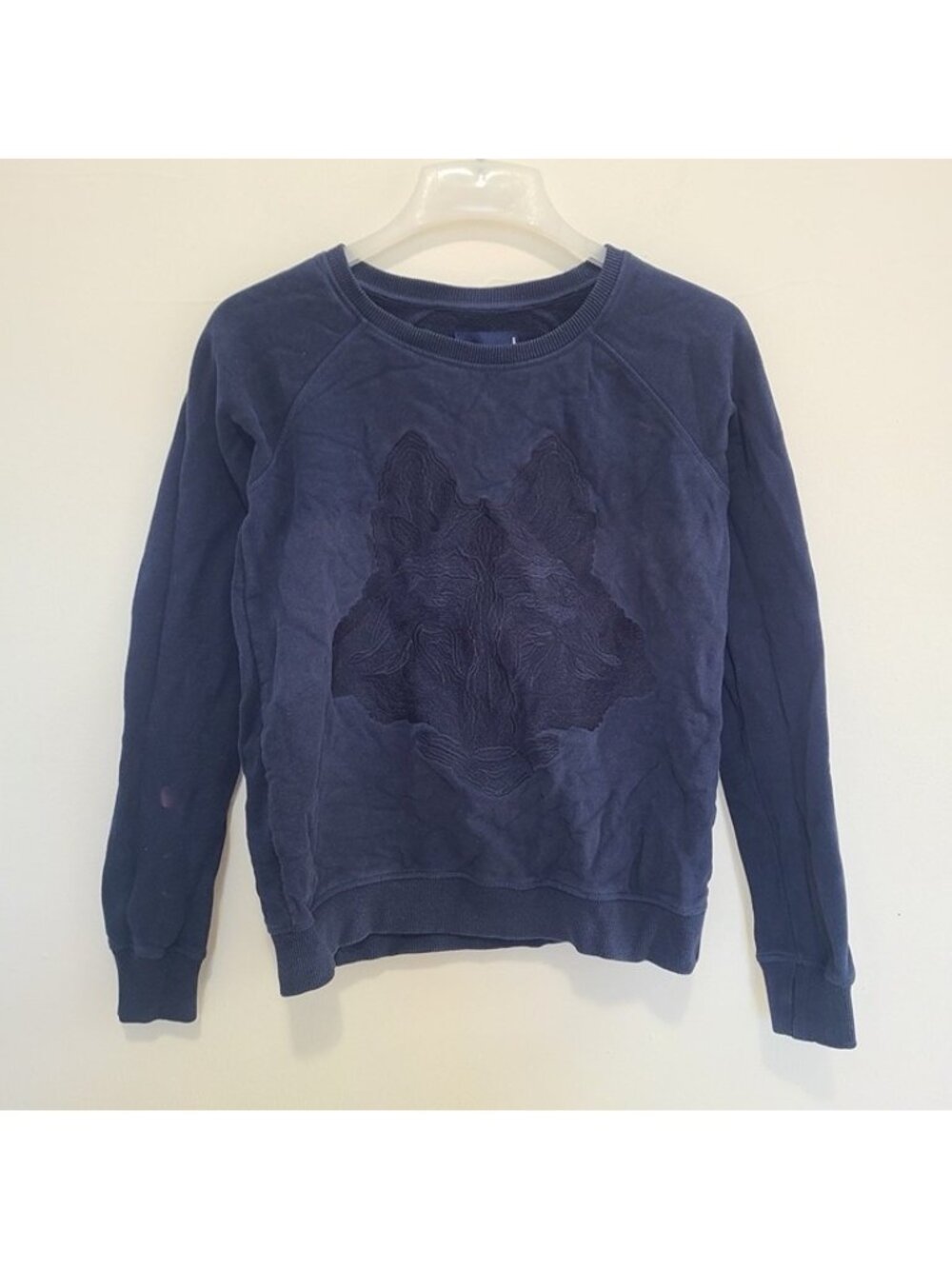 Zadig & Voltaire Women’s Wolf Sweatshirt Size M Blue Crew Neck